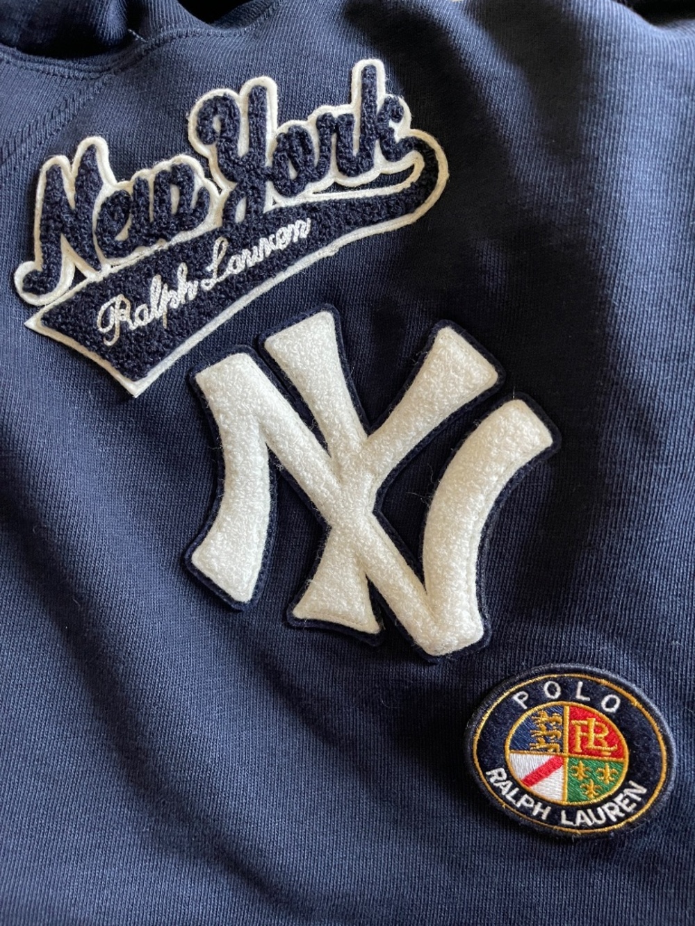 Polo Ralph Lauren Navy New York Yankees  Hoodie XXL NWT - Picture 11 of 13